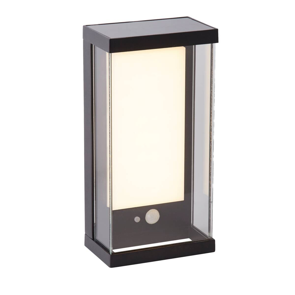 LED-Außenwandleuchte klar schwarz weiß B/H/T: ca. 12