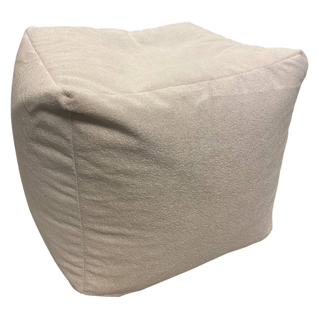 Hocker beige Nylon B/H/T: ca. 40x40x40 cm