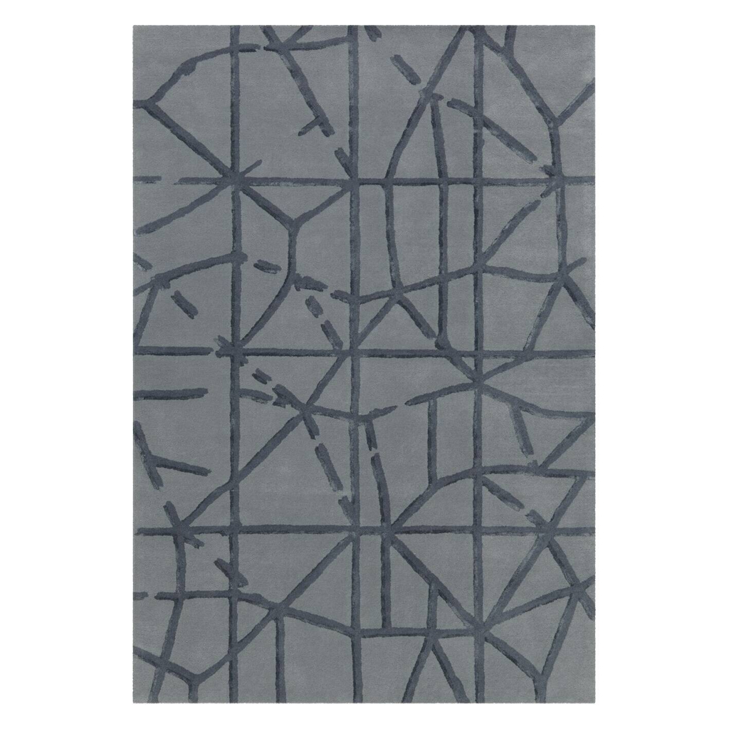 Arte Espina Kurzflorteppich Satin 8063 grau B/L: ca. 170x240 cm