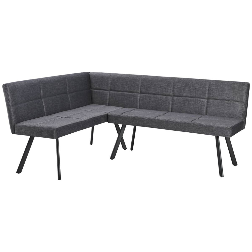 Eckbank Milos grau B/H/L: ca. 152x85x195 cm