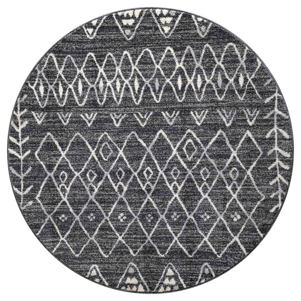 Sanat Teppich schwarz D: ca. 120 cm