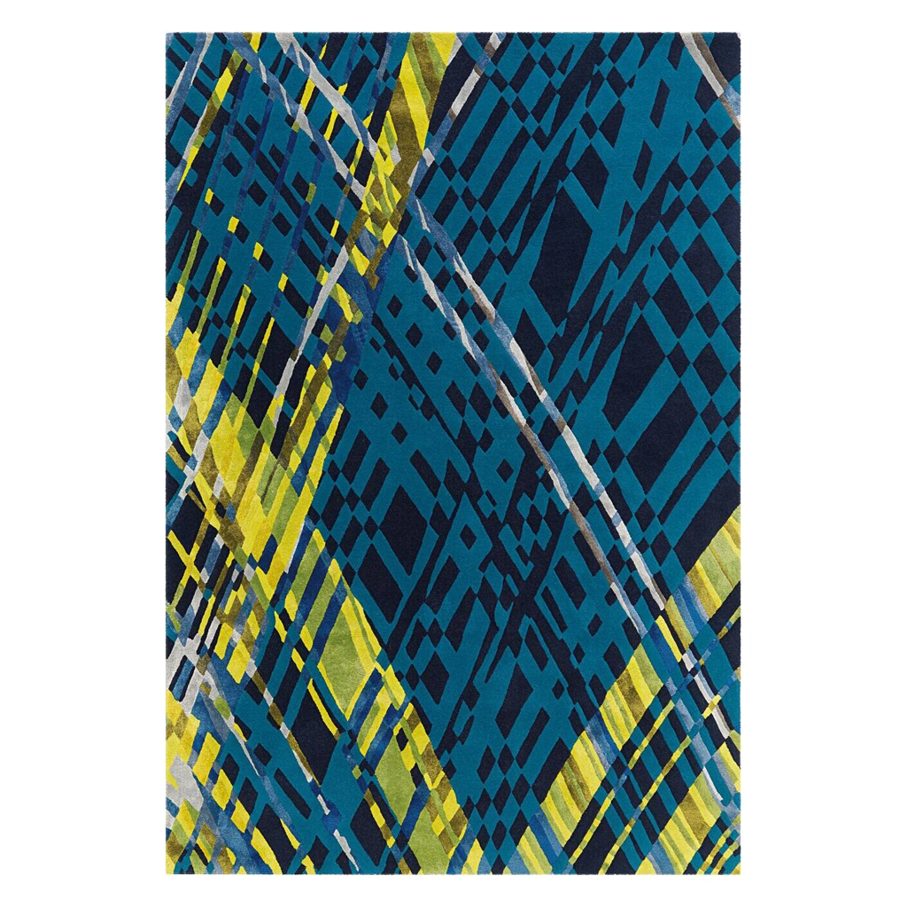 Arte Espina Kurzflorteppich Diamond 8050 blau B/L: ca. 120x180 cm