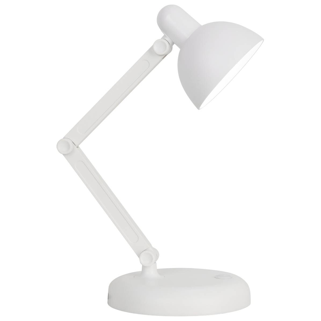 Nolo LED-Tischleuchte Brian weiß Kunststoff B/H/T: ca. 13x35x13 cm