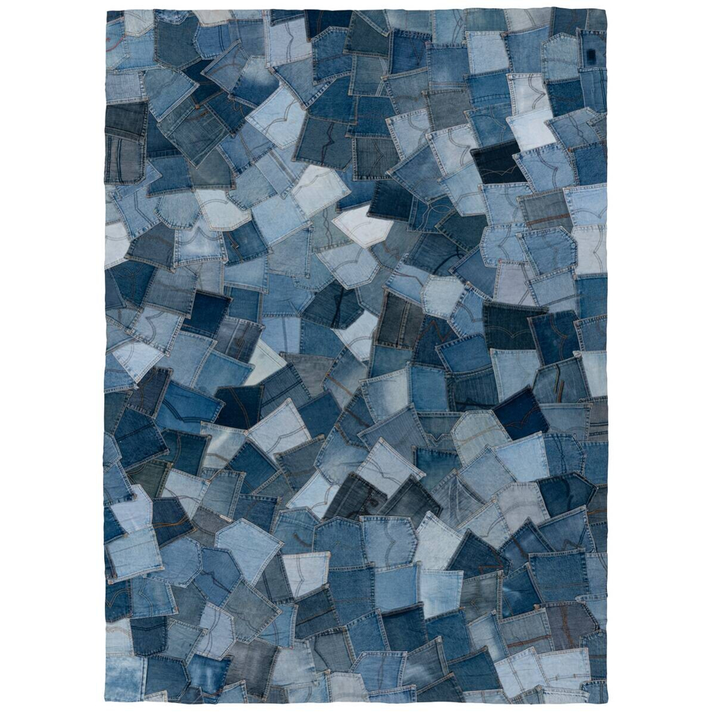 Obsession Teppich My Denim Pocket blau B/L: ca. 80x150 cm