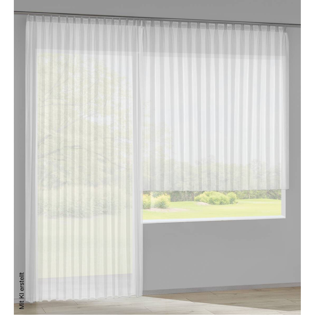 POCOline Fertigstore Opera weiß B/L: ca. 450x145 cm