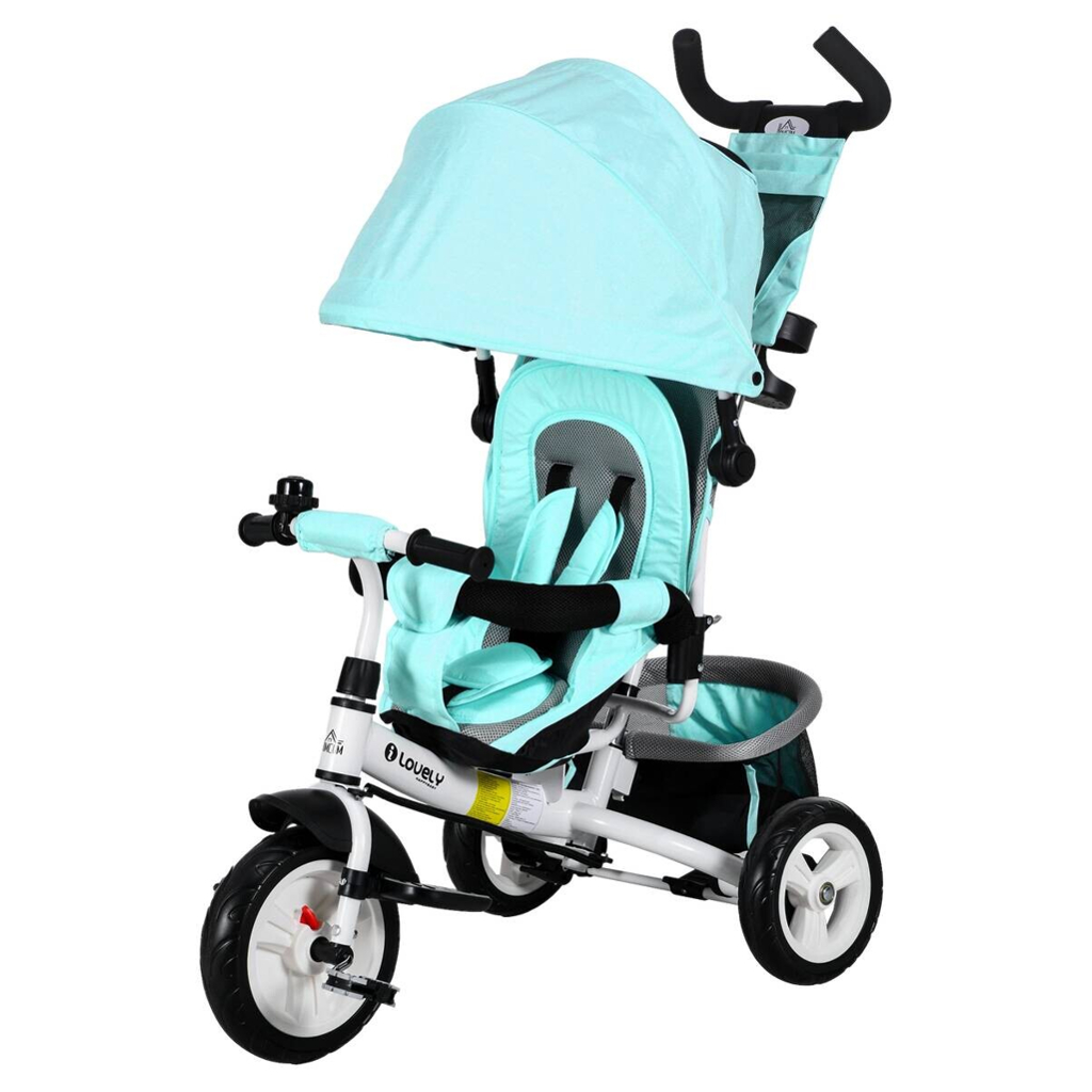 HOMCOM Kinderdreirad grün B/H/L: ca. 49x102x102 cm