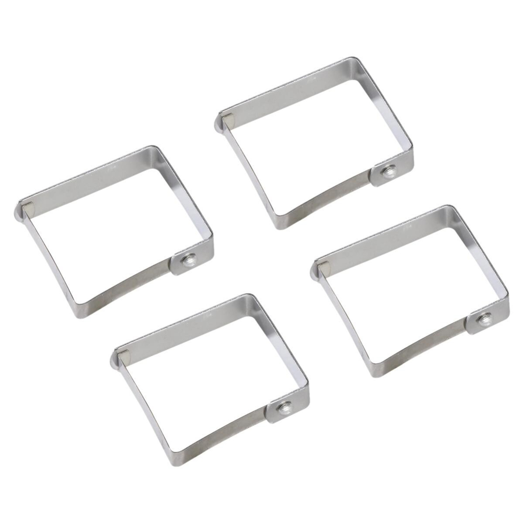 Tischtuschklammer silber Edelstahl
