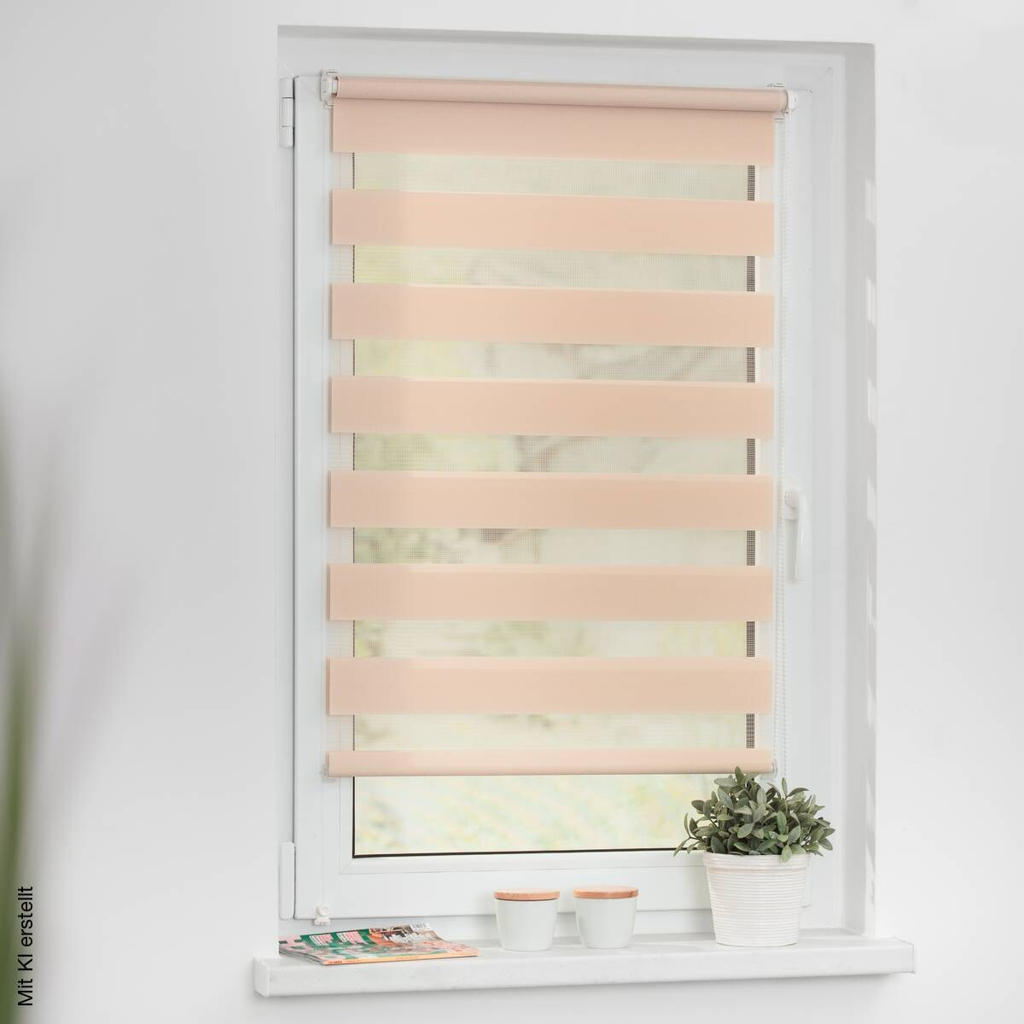 LICHTBLICK Doppelrollo Duo creme B/L: ca. 80x150 cm
