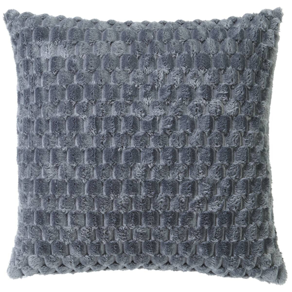 Dekokissen Wabe anthrazit Polyester B/L: ca. 45x45 cm