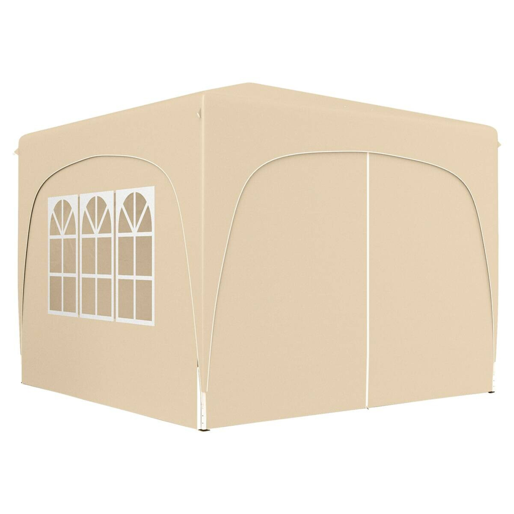 Outsunny Pavillon sand Metall B/H/L: ca. 300x273x300 cm