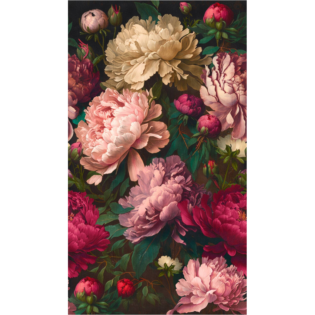 Livingwalls Fototapete Floral rot rosa pink B/L: ca. 280x159 cm