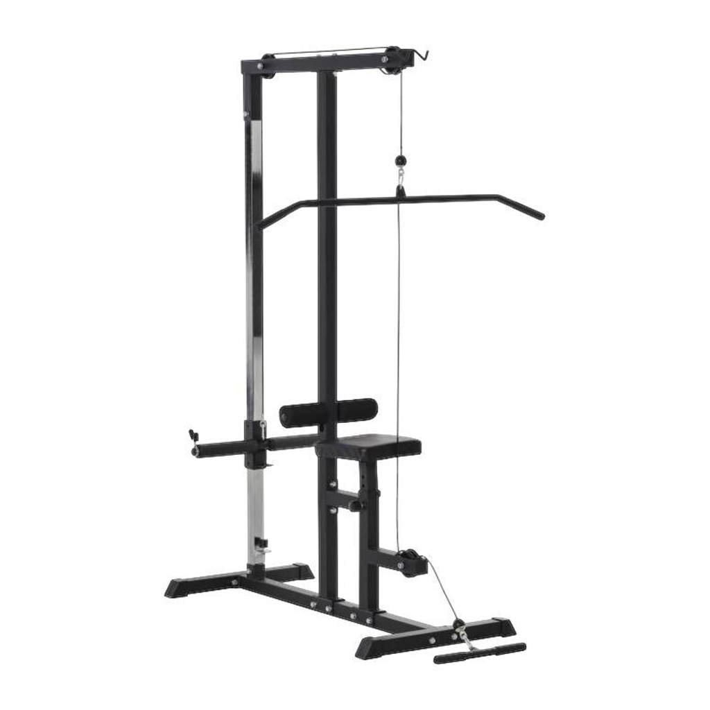 HOMCOM Kraftstation schwarz Stahl B/H/T: ca. 107x190x120 cm