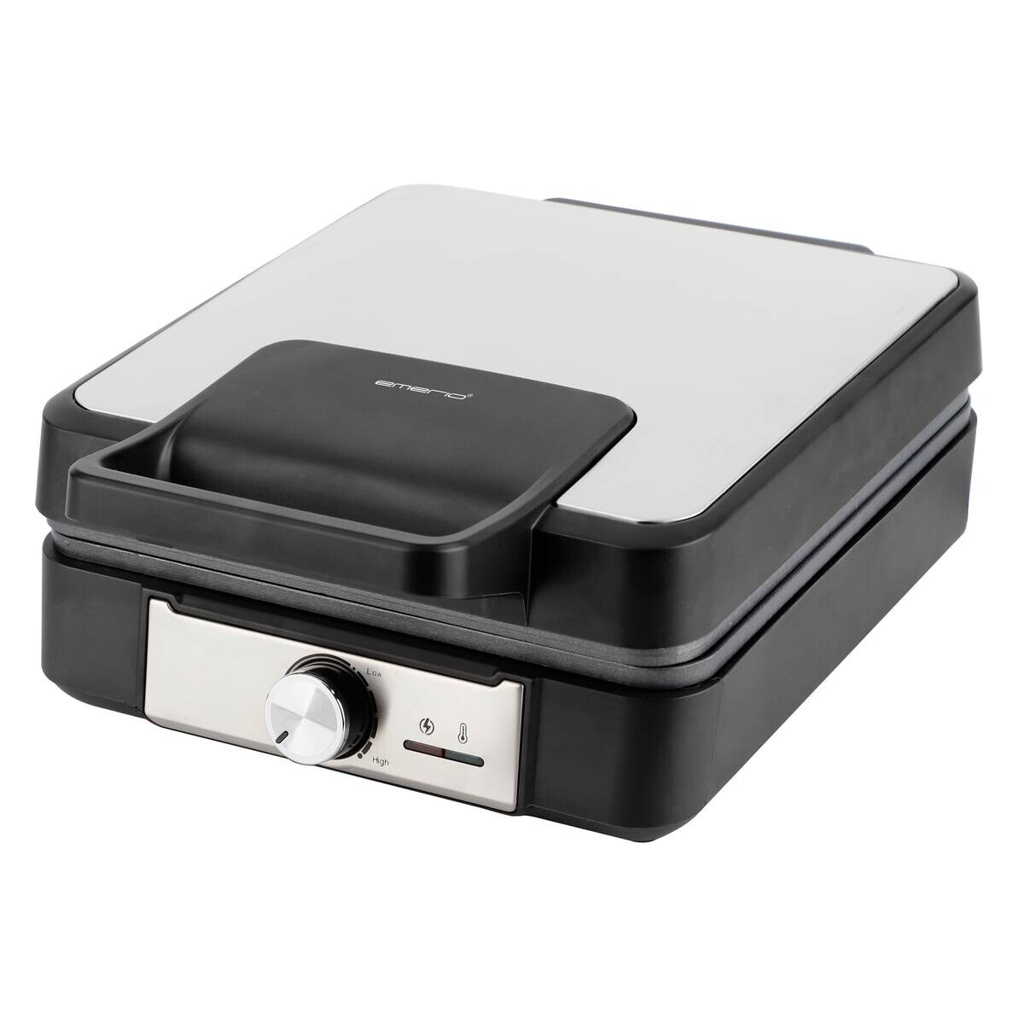 Emerio Waffelautomat WM-132235 Edelstahl Edelstahl B/H/L: ca. 24,3x11,3x31,9 cm
