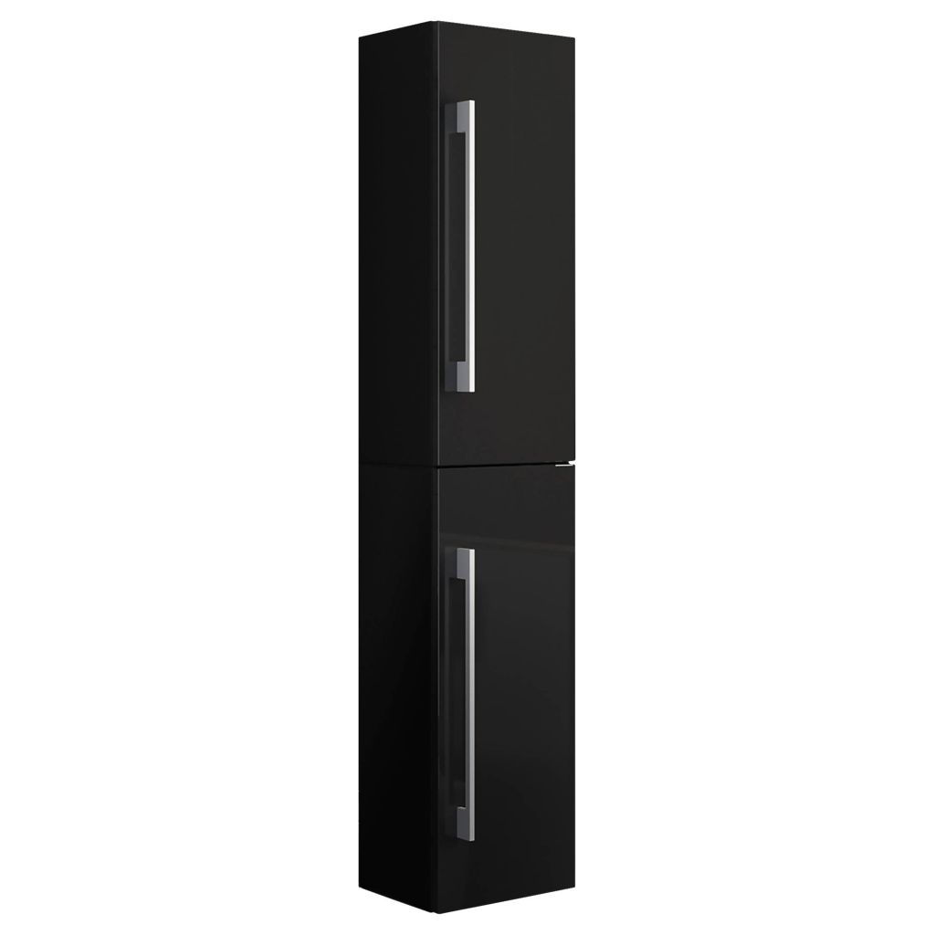 Hochschrank Badinos schwarz B/H/T: ca. 33x150x22 cm