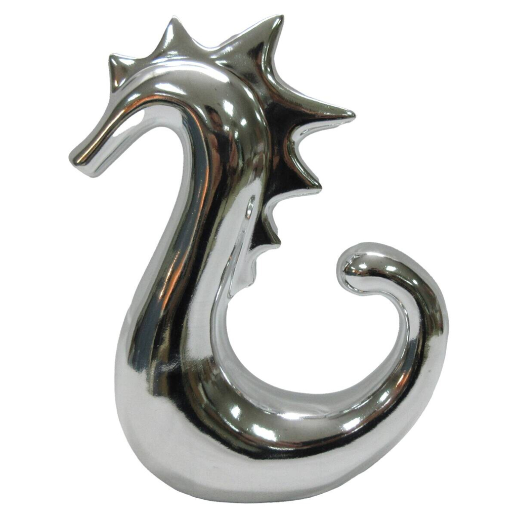 POCOline Dekorationsartikel silber Steingut B/H/L: ca. 13,5x5x18 cm