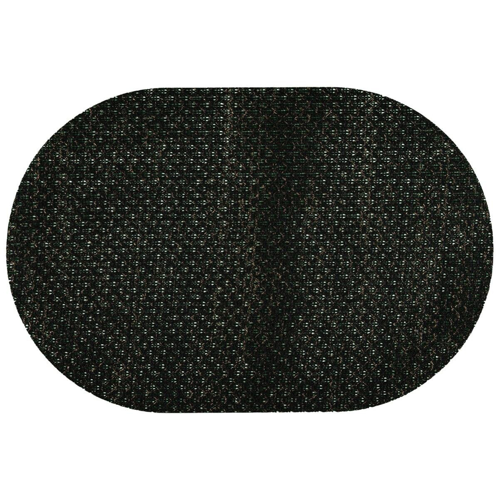 Platzset schwarz Polyester B/L: ca. 45x30 cm