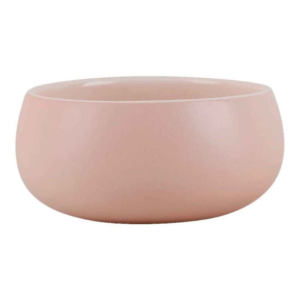 Schale rosa Steinzeug D: ca. 12,5 cm