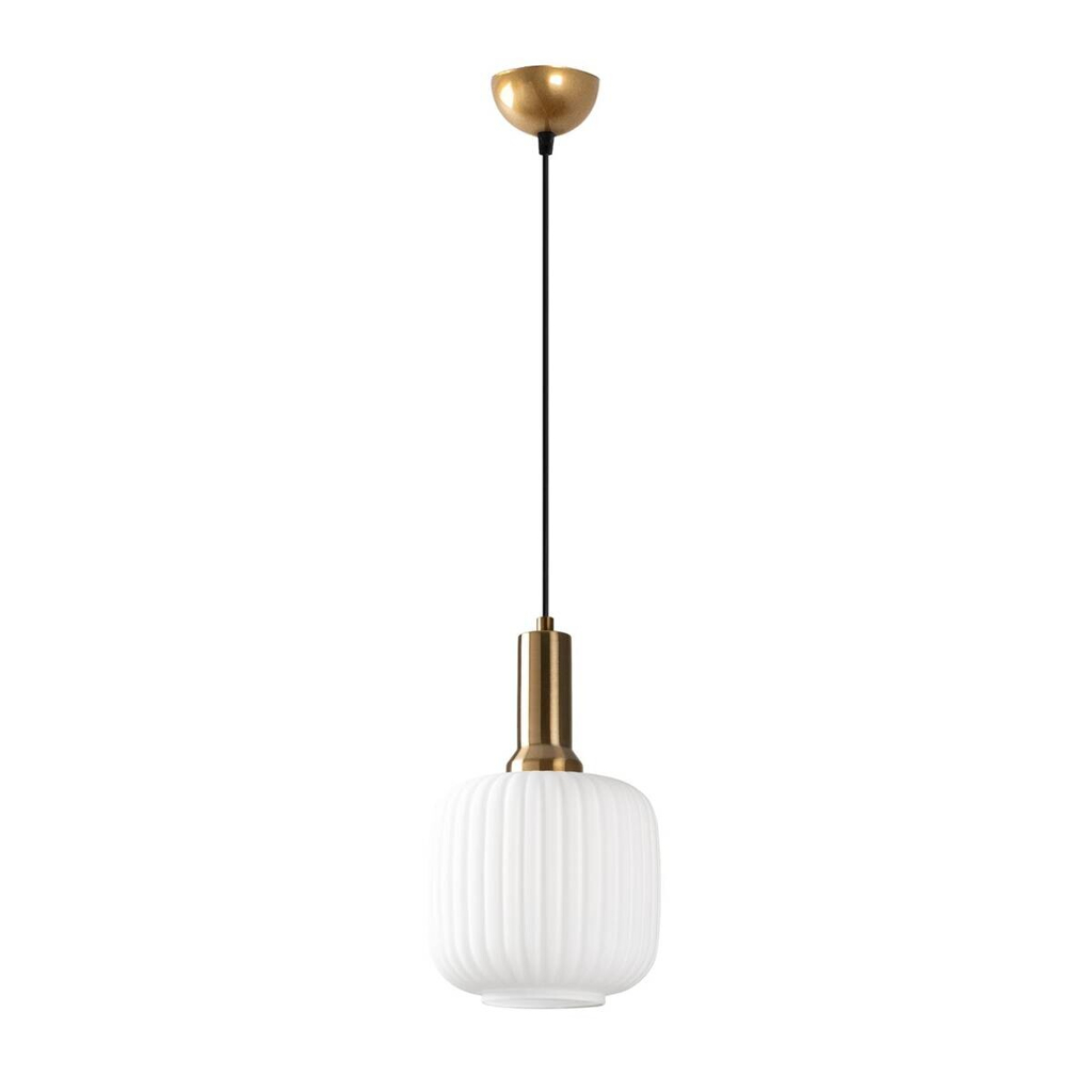 Opviq Pendelleuchte gold Metall Glas B/H/T/L/D: ca. 20x118x20x20x20 cm E27 1 Brennstellen
