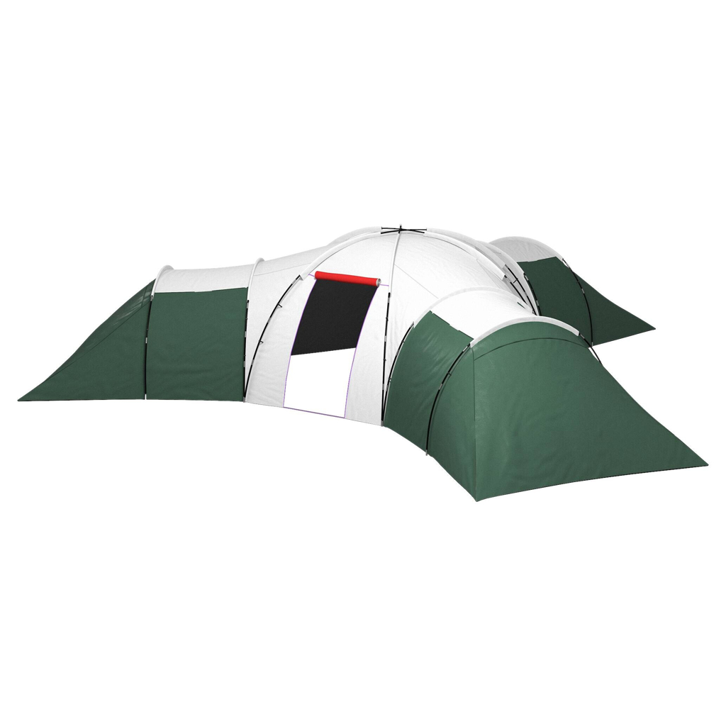 Outsunny Campingzelt grün Stahl B/H/L: ca. 615x225x615 cm