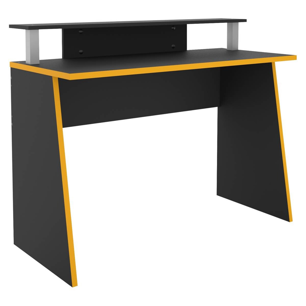 Gaming-Schreibtisch anthrazit orange B/H/T: ca. 117x93x50 cm