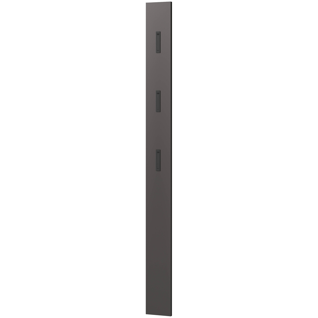 Garderobenpaneel 3728-547 Graphit Optik B/H/T: ca. 15x170x3 cm