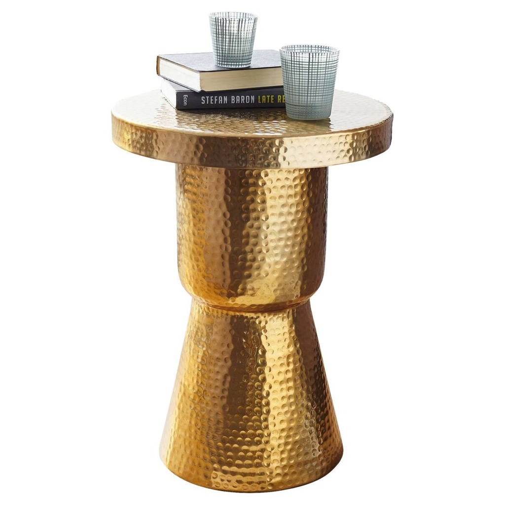 Beistelltisch gold Aluminium B/H/T: ca. 43x59x43 cm