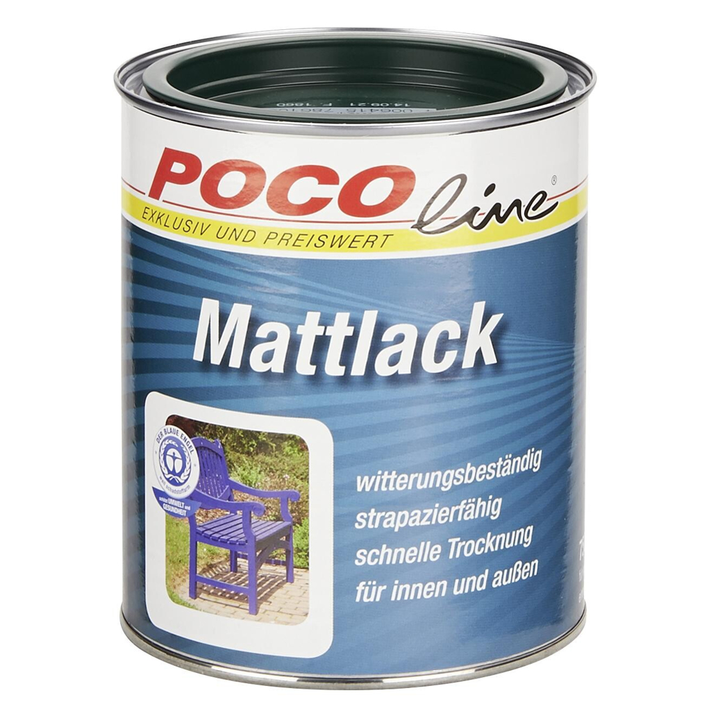 POCOline Acyl Buntlack moosgrün seidenmatt ca. 0,75 l
