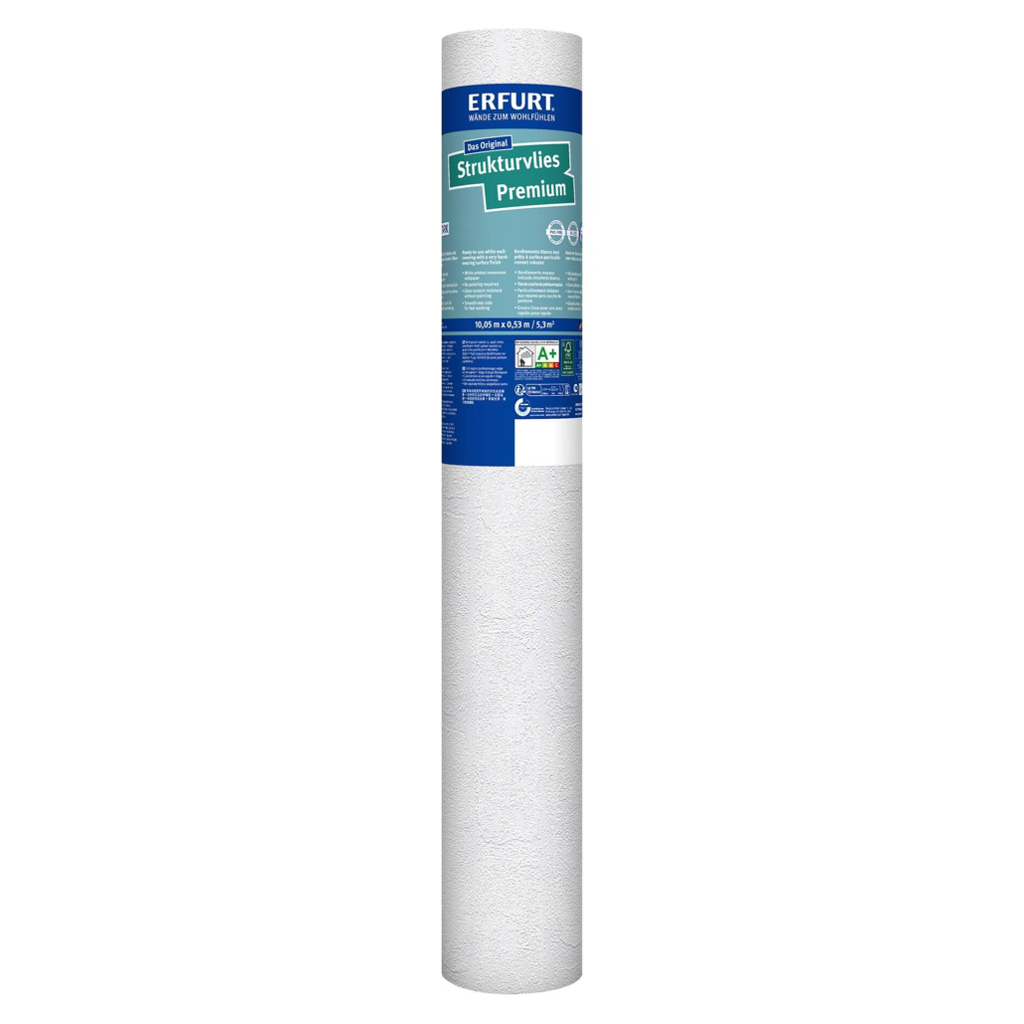 Erfurt Struktur-Vliestapete Premium 504 weiß B/L: ca. 53x1005 cm