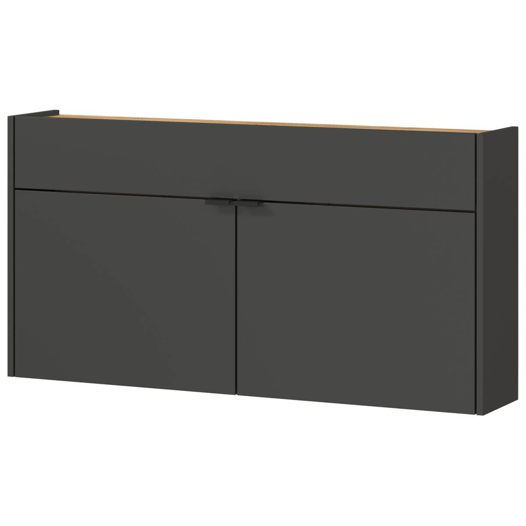 Mehrzweckschrank 1398-549 Graphit Optik Eiche Navarra Nachbildung B/H/T: ca. 110x57x22 cm