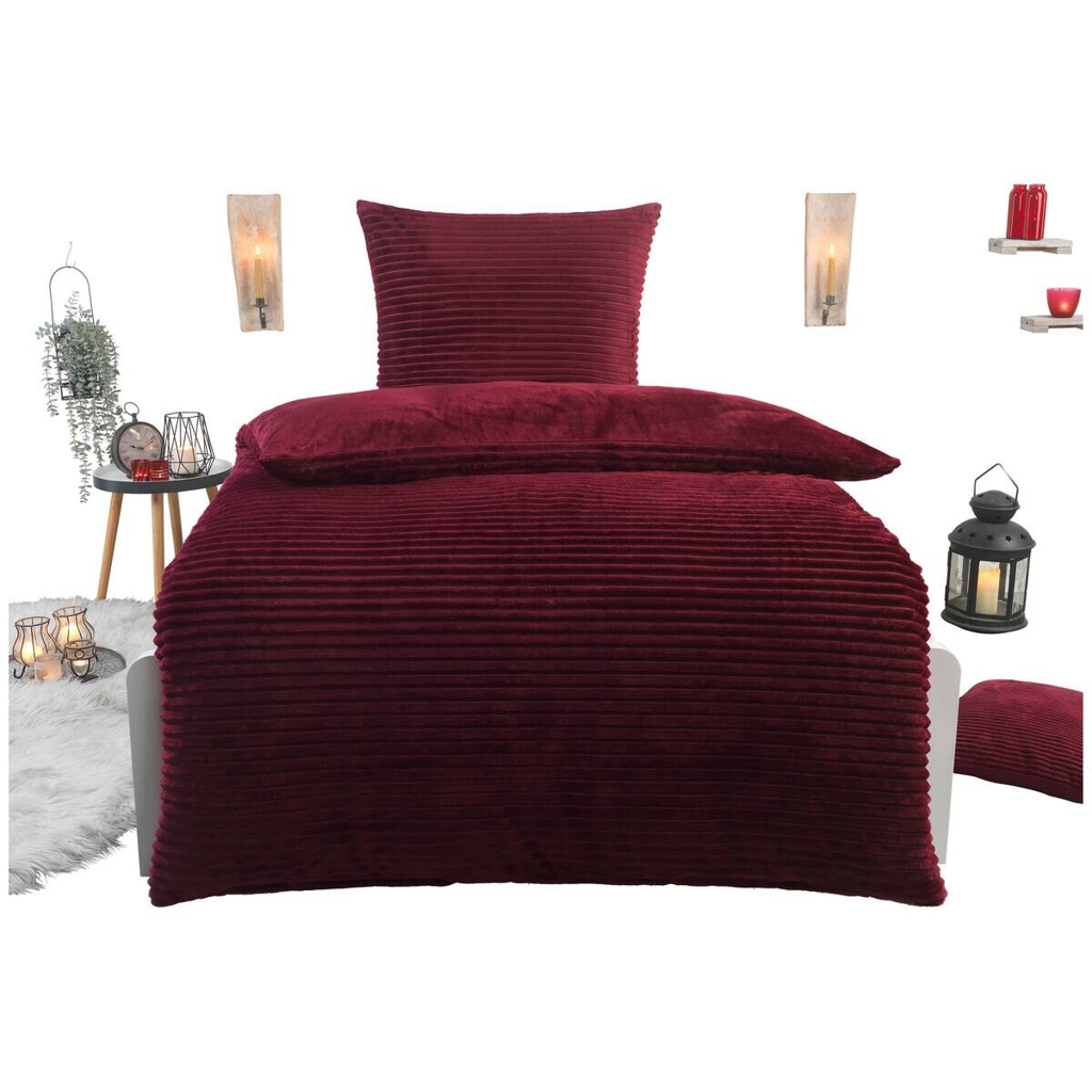 Microfaser Wende Bettwäsche Cashmere touch