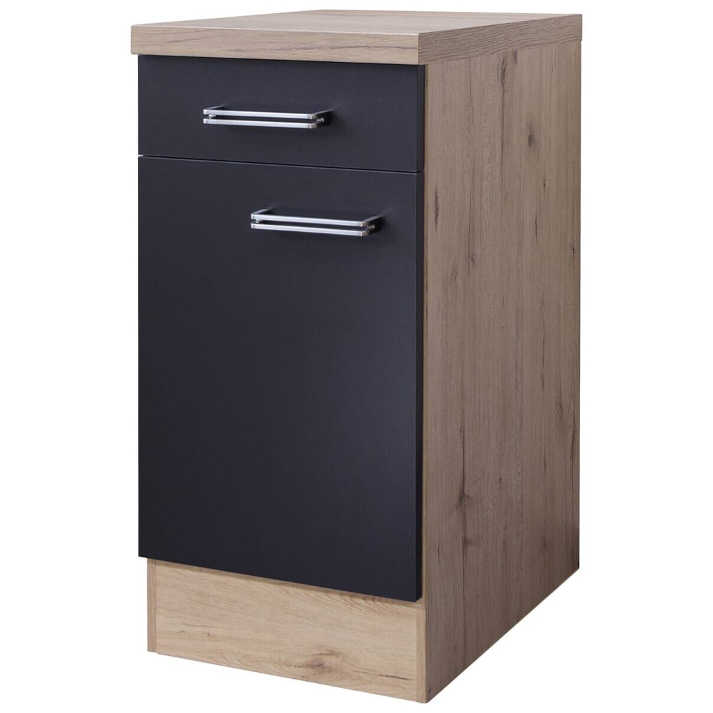 Unterschrank Elva anthrazit B/H/T: ca. 40x86x60 cm