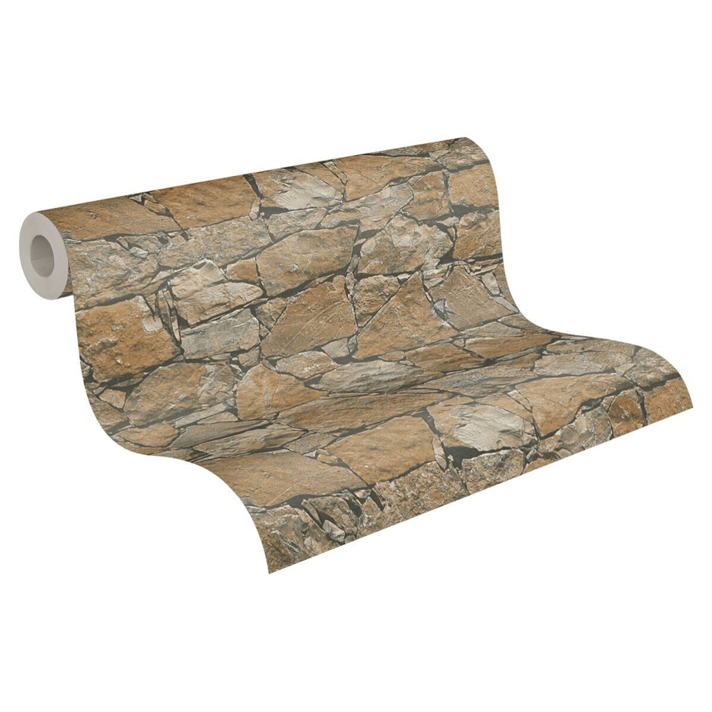 A.S.Creation Vliestapete braun grau beige B/H/D: ca. 53x1005x9,8 cm