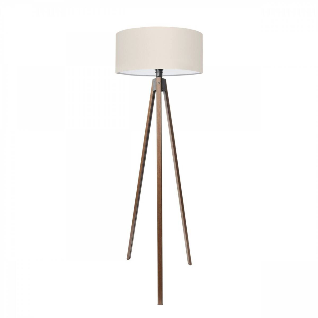 Opviq Stehlampe creme Stoff B/H/T/L/D: ca. 38x200x38x38x38 cm E27 1 Brennstellen
