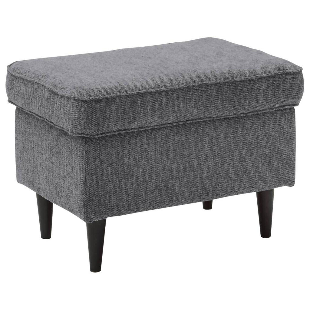 Hocker Oskar 8 anthrazit Microfaser B/H/T: ca. 63x43x42 cm