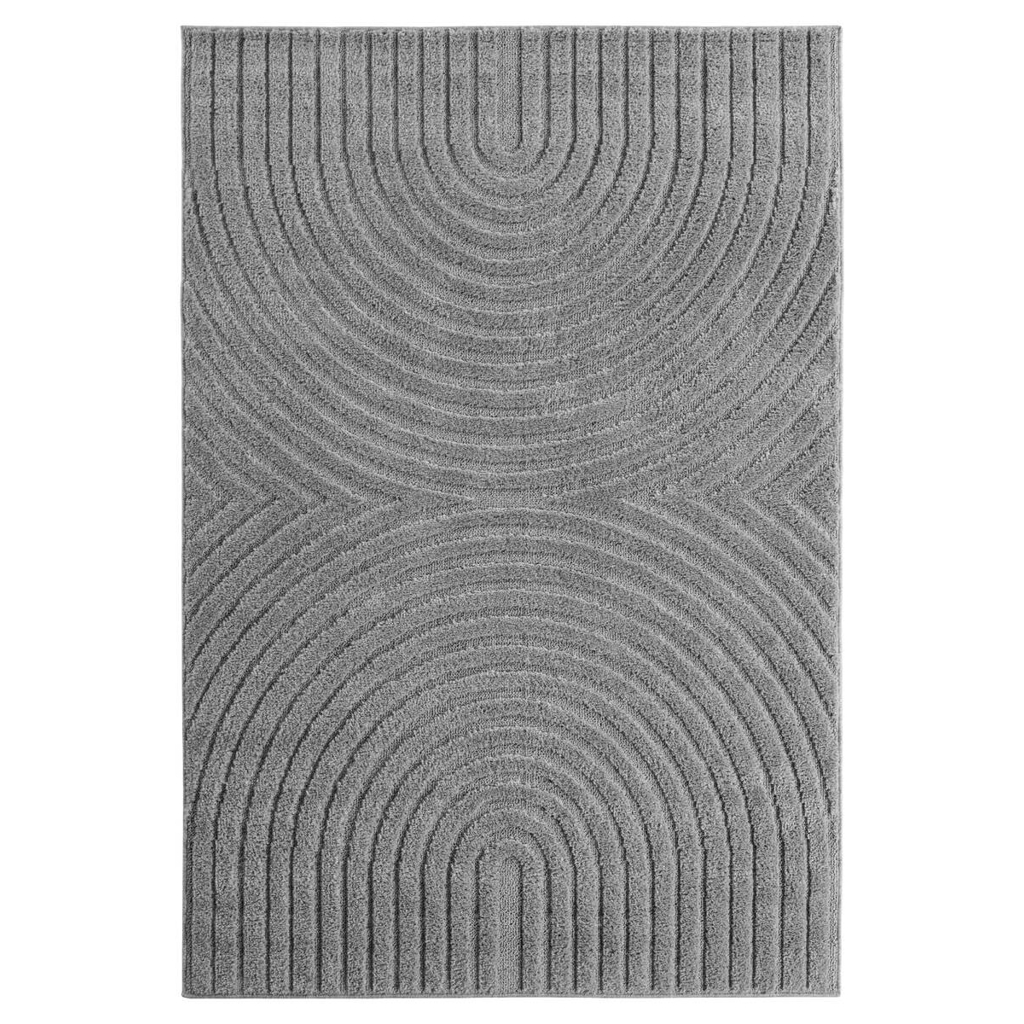 Ayyildiz Kurzflorteppich ART silber B/H/L: ca. 140x0,8x200 cm