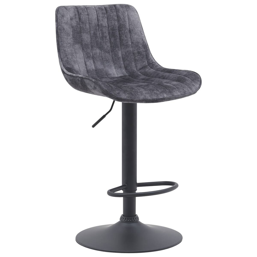 Barhocker Sabine anthrazit Microfaser B/H/T: ca. 44x88x54 cm