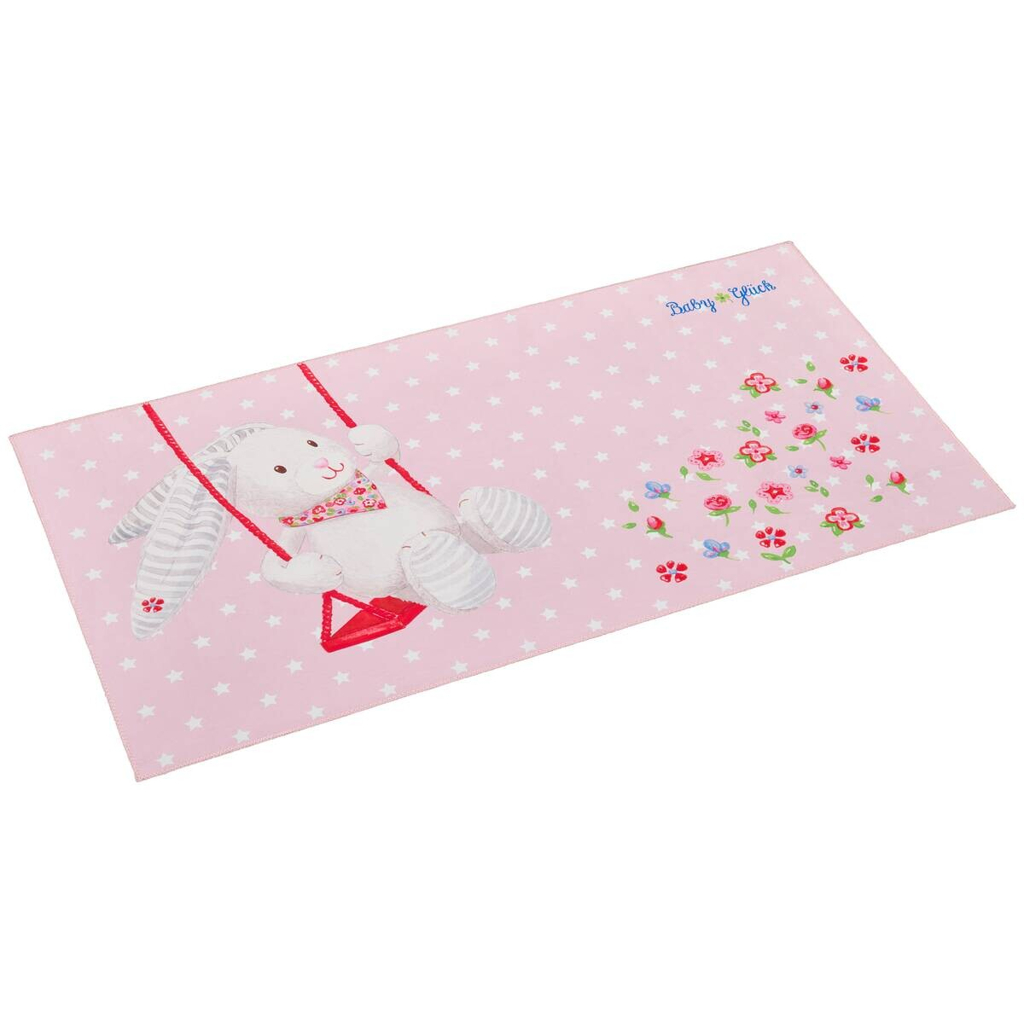 Baby Glück Kinderteppich rosa B/L: ca. 80x150 cm