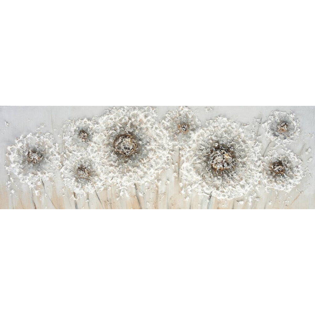 Ölgemälde Pusteblumen B/H: ca. 120x40 cm