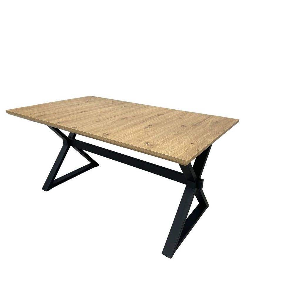 Esstisch Paddy Eiche Wildeiche hell Nachbildung B/H/T: ca. 160x75x90 cm