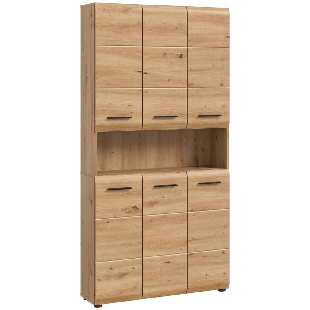 Mehrzweckschrank Ice Artisan Oak Nachbildung B/H/T: ca. 90x185x30 cm