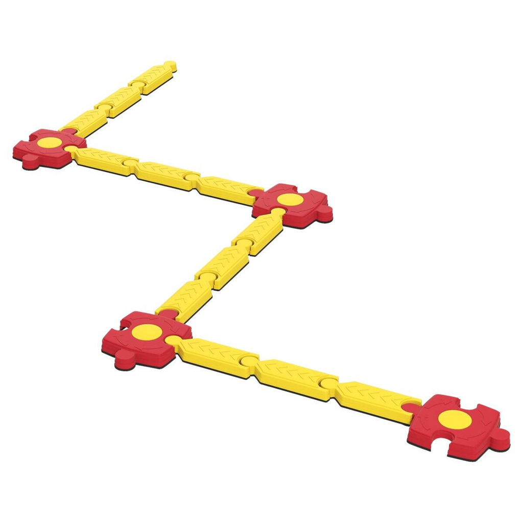 AIYAPLAY Kinder Schwebebalken gelb B/H/L: ca. 165,5x7x165,5 cm