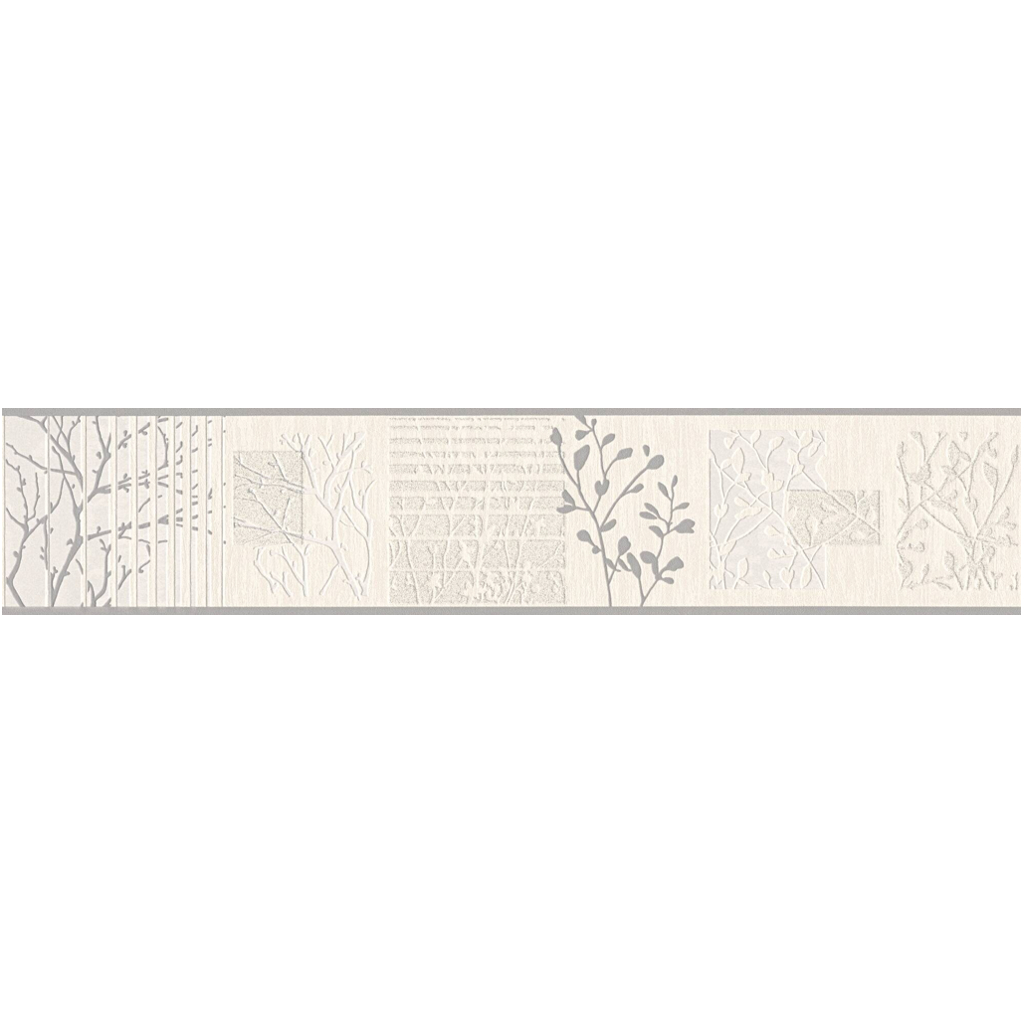 A.S.Creation Bordüre beige silber B/H/D: ca. 13x500x8 cm
