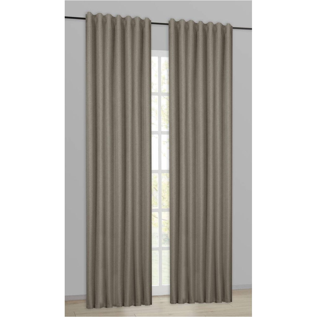 home Topline Verdunklungsvorhang Noah taupe B/L: ca. 135x245 cm