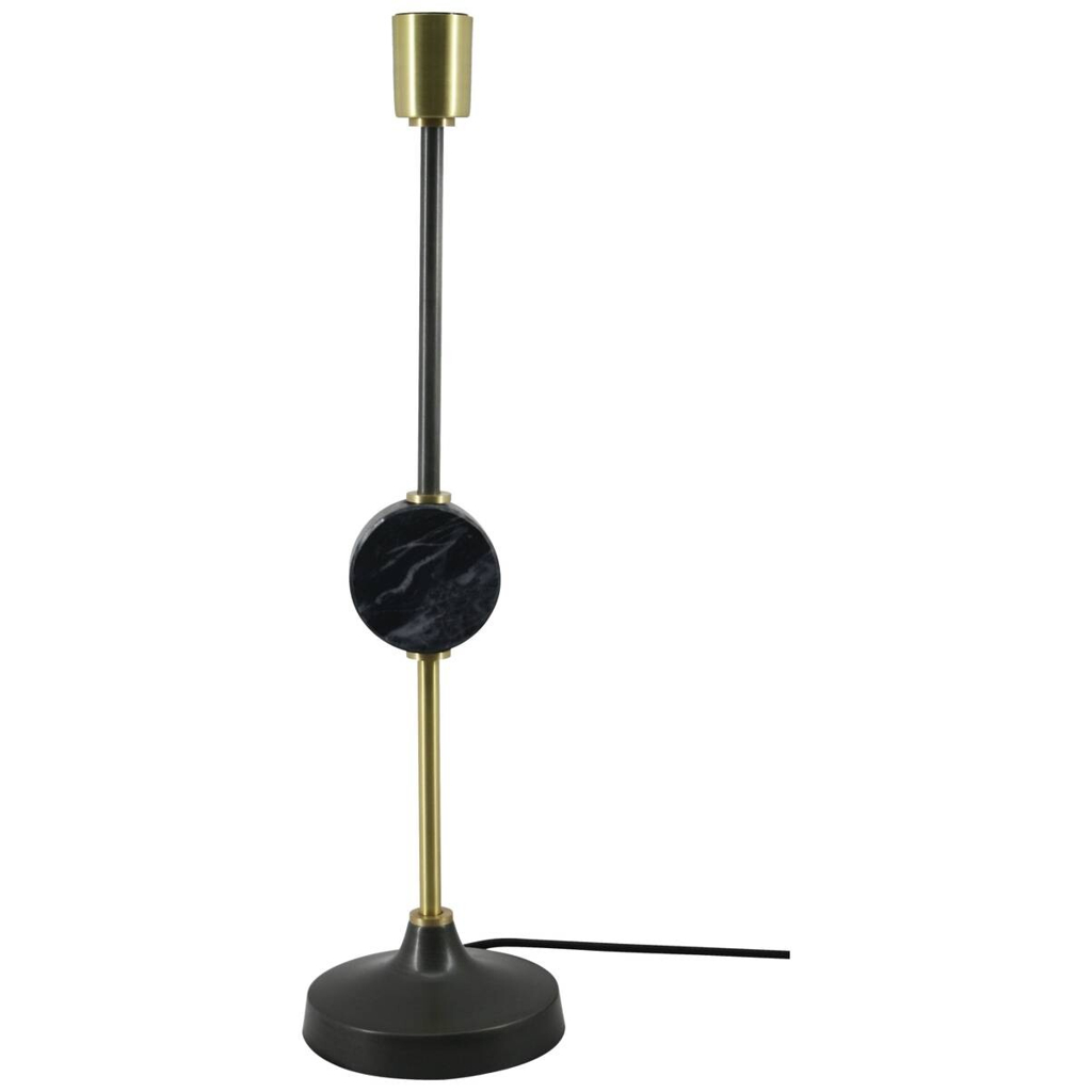 Kayoom Tischleuchte Carlissa 287 schwarz gold Eisen Kupfer B/H/T: ca. 15x58x38 cm E27 1 Brennstellen