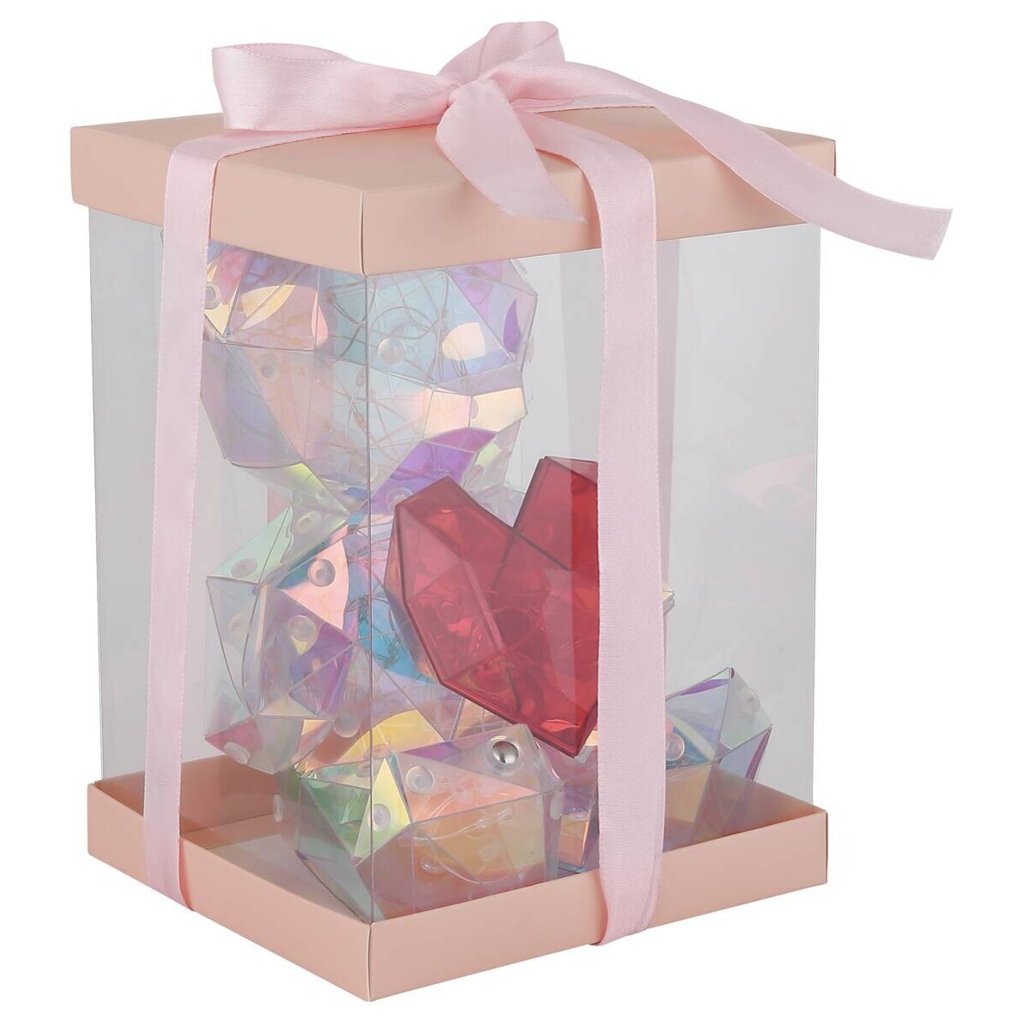 Globo LED-Dekoleuchte transparent B/H/L: ca. 13x17x14 cm
