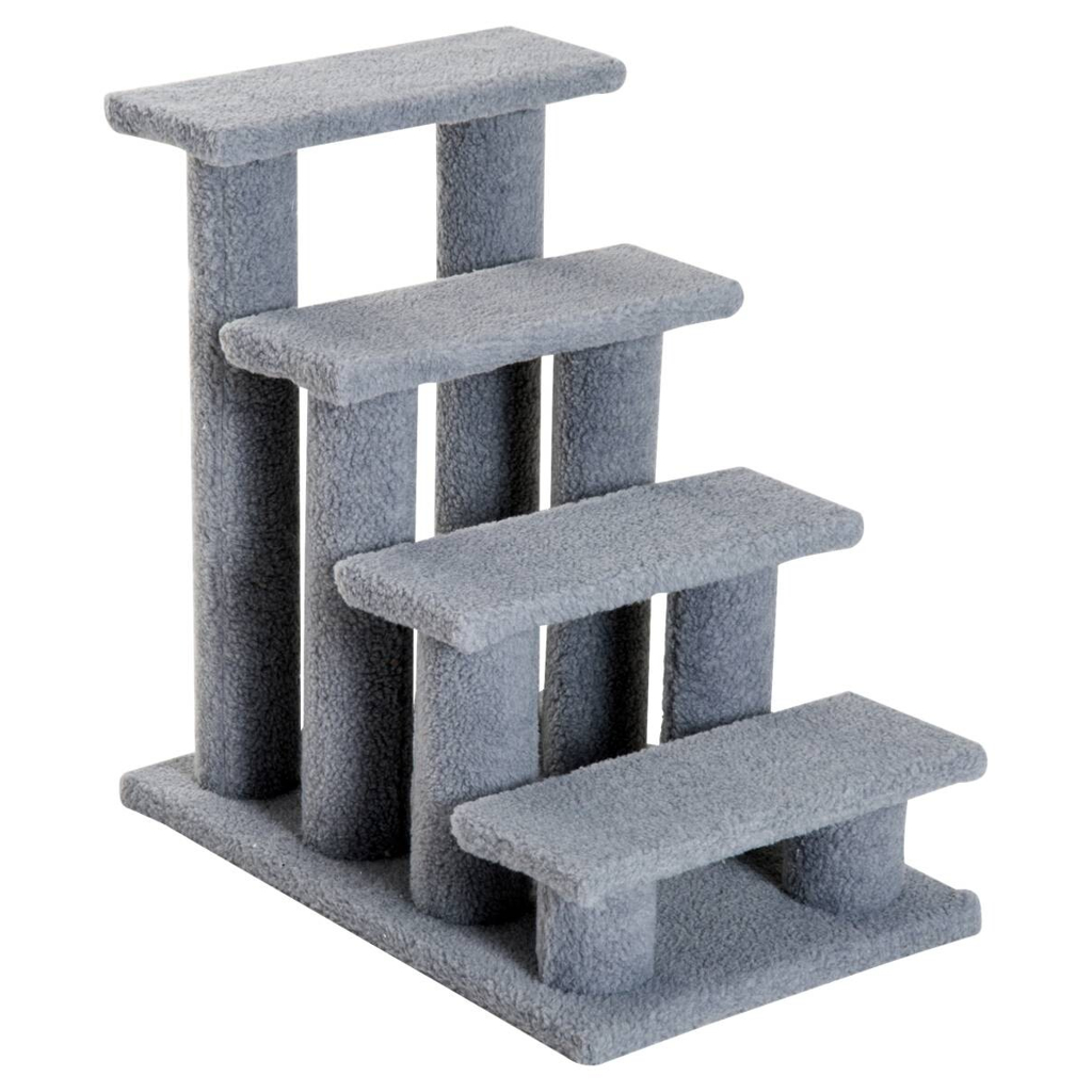 PawHut Katzentreppe grau Spanplatte B/H/L: ca. 43x60x64 cm