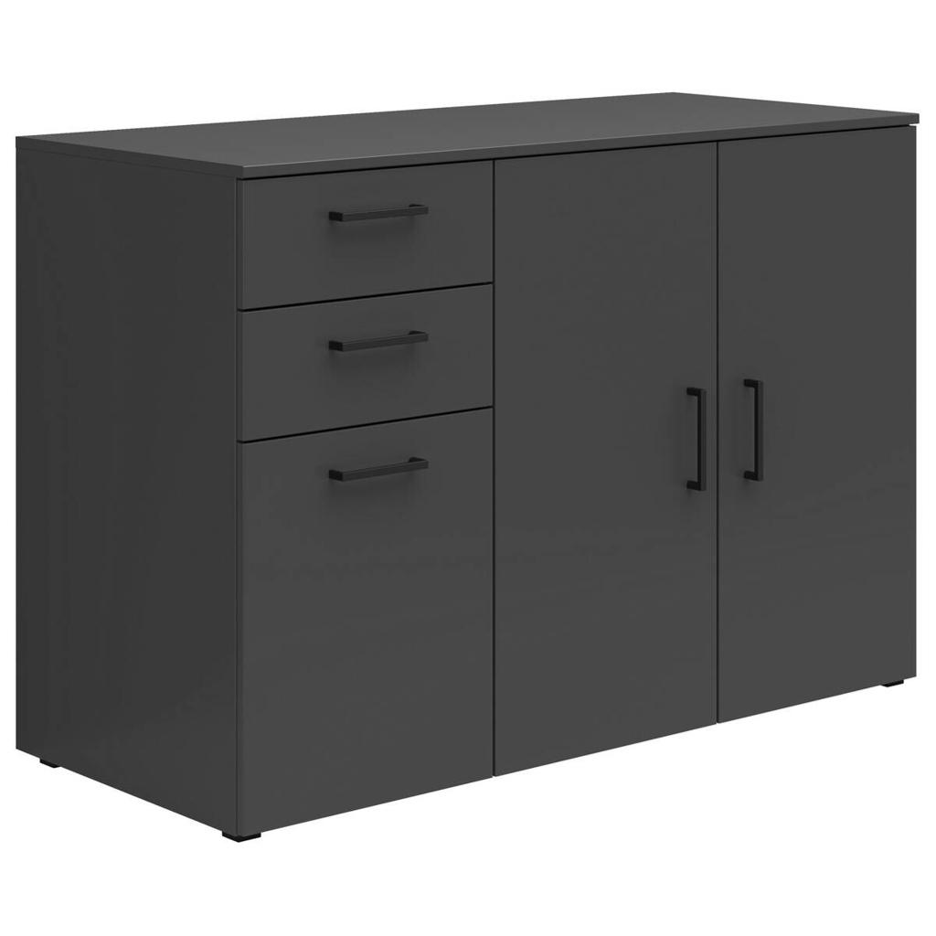 Kommode Multi-Stauraum Typ 29 anthrazit B/H/T: ca. 120x83x52 cm