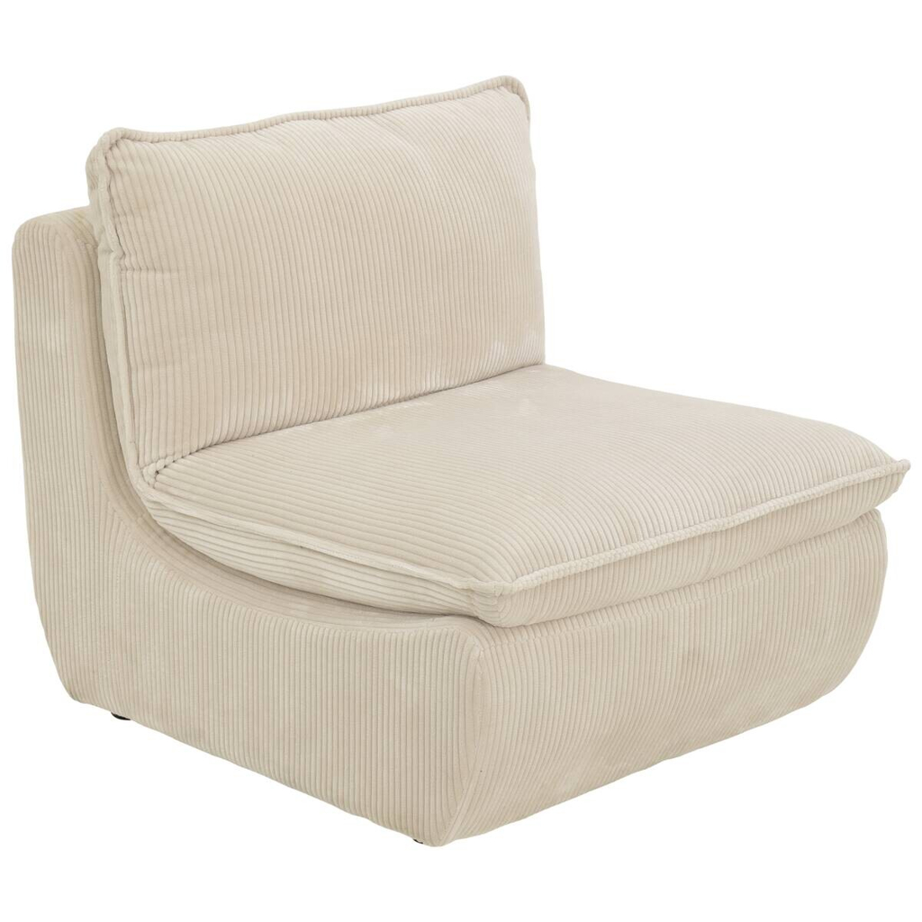 Sessel Rhodos beige Microfaser B/H/T: ca. 74x77x87 cm