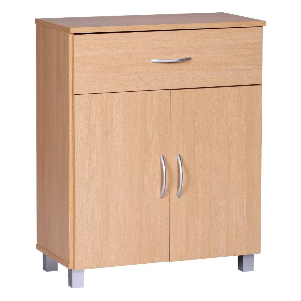 Sideboard buche Nachbildung silber B/H/T: ca. 60x75x30 cm