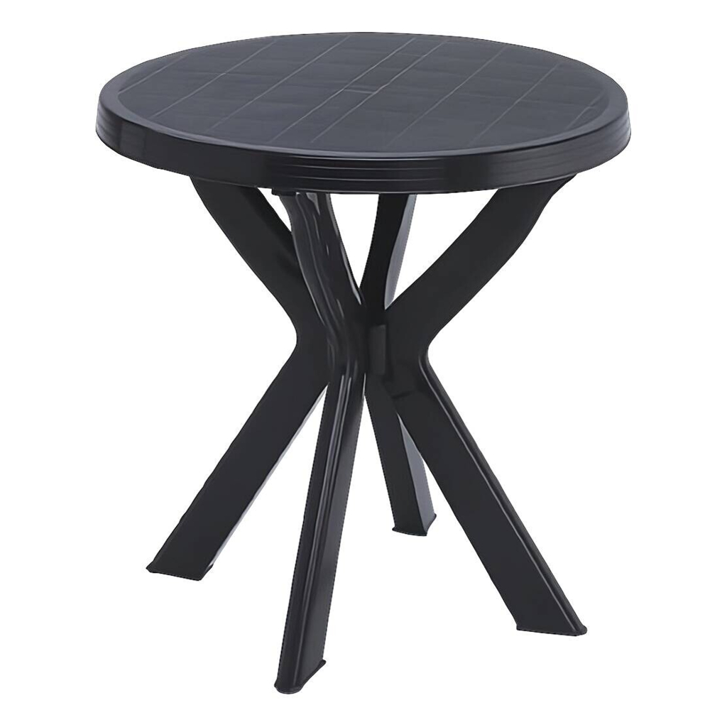 ProGarden Kunststofftisch Don anthrazit Kunststoff H/D: ca. 72x70 cm